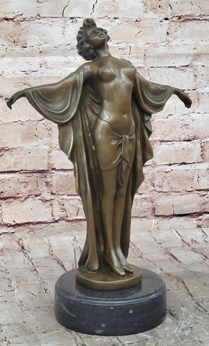 Art nouveau elegant bronze - nouveau,