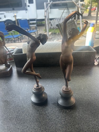 Woman bronze statue female - woman,