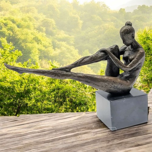 Bronze dancer sculpture woman - dancer,