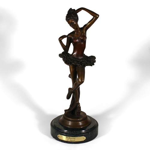Bronze ballerina dancer - ballerina,