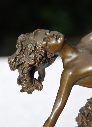 Bronze woman sculpture - woman, dancer