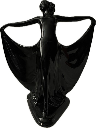 Vintage art deco black plaster - vintage,