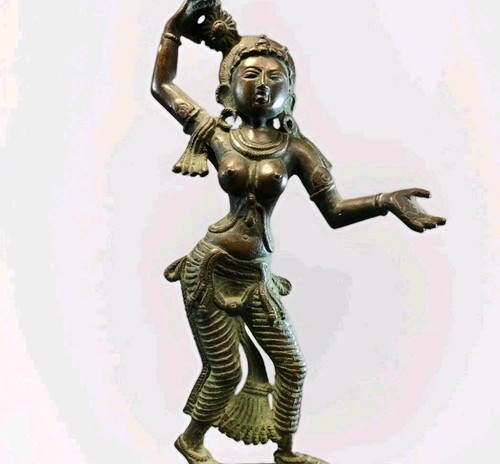 Indian bronze apsara - indian, dancer