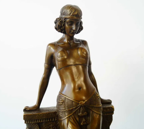Huge bronze dancer statue - bronze,