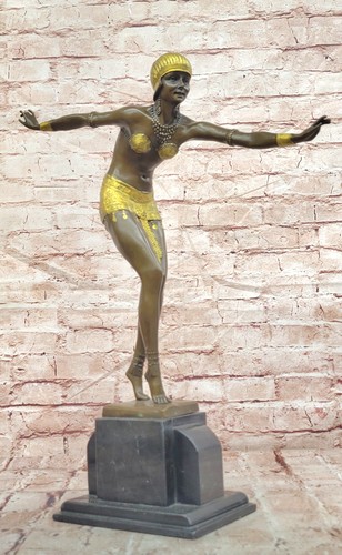 Chiparus bronze step dancer - chiparus,