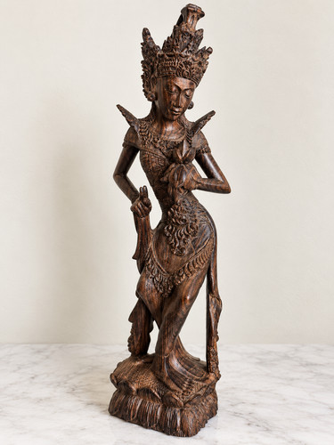 Vintage balinese dancer - vintage,