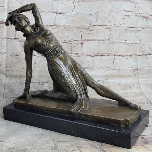 Signed nude dancer chiparus - dancer,