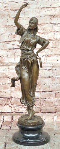 Bronze exotic female dancer - bronze,