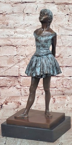 Signed degas bronze ballerina - signed,